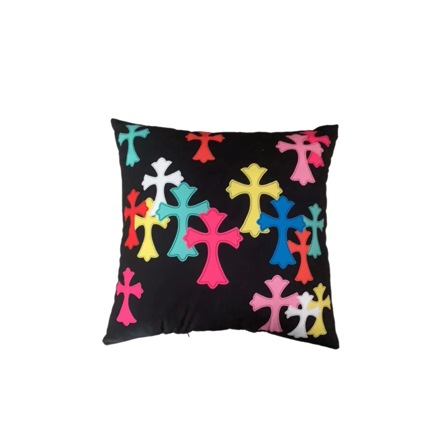 Chrome Hearts Inspired Throw Pillow